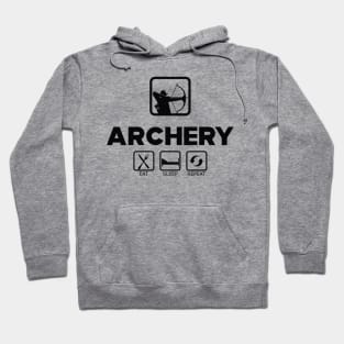 Archery - eat sleep repeat Hoodie